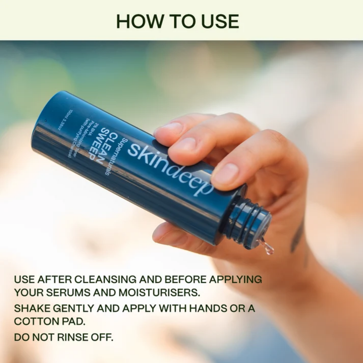 Skin Deep Clean Sweep  2% BHA Pore Minimizing Toner