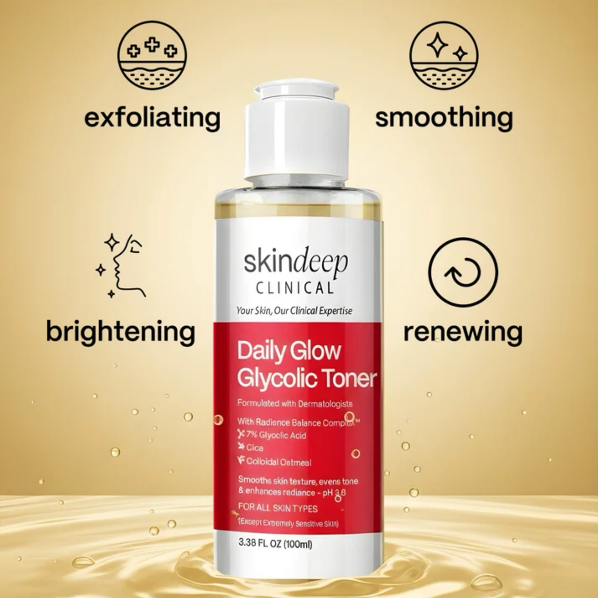 Skin Deep Daily Glow Glycolic Toner