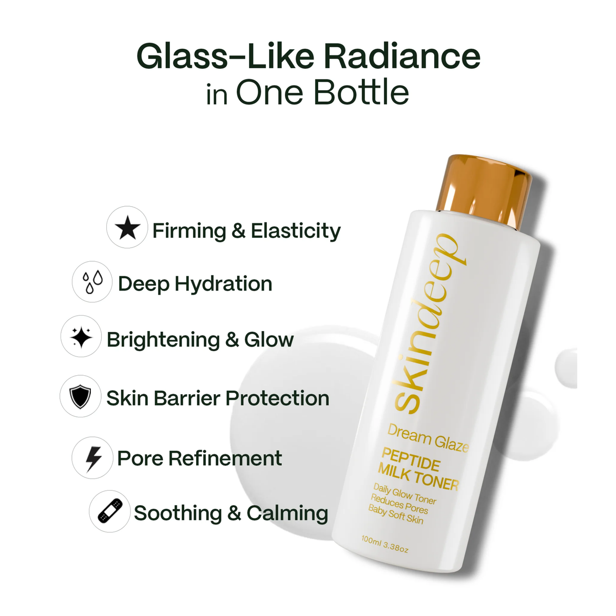Skin Deep Dream Glaze Peptide Milk Toner