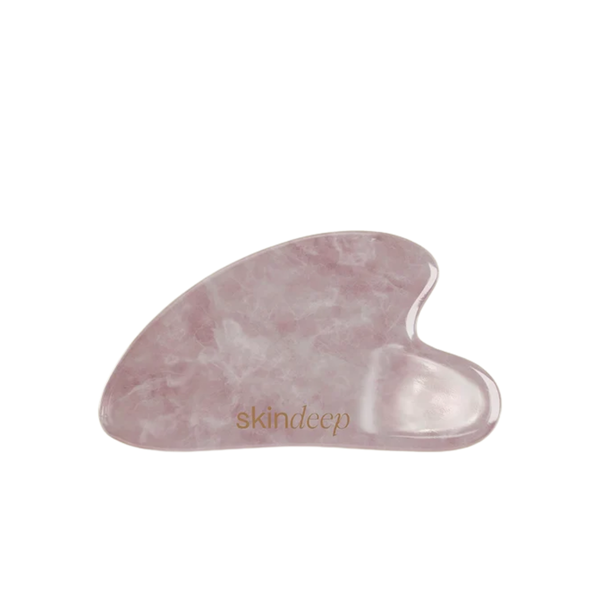 Skin Deep Gua Sha Rose Quartz Crystal Heart