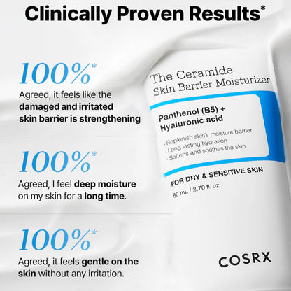 COSRX The Ceramide Skin Barrier Moisturizer For Dry & Sensitive Skin 80ml