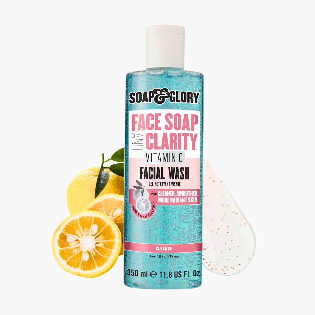Soap & Glory Face Soap And Clarity Vitamin C Facial Wash 350ml - TheSkinFit