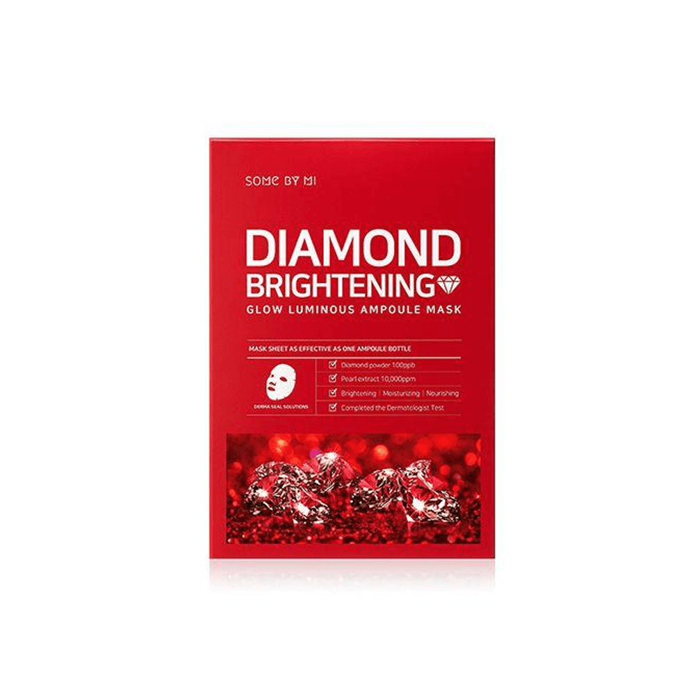 Some By Mi Diamond Brightening Glow Luminous Ampoule Mask 1 Piece - TheSkinFit