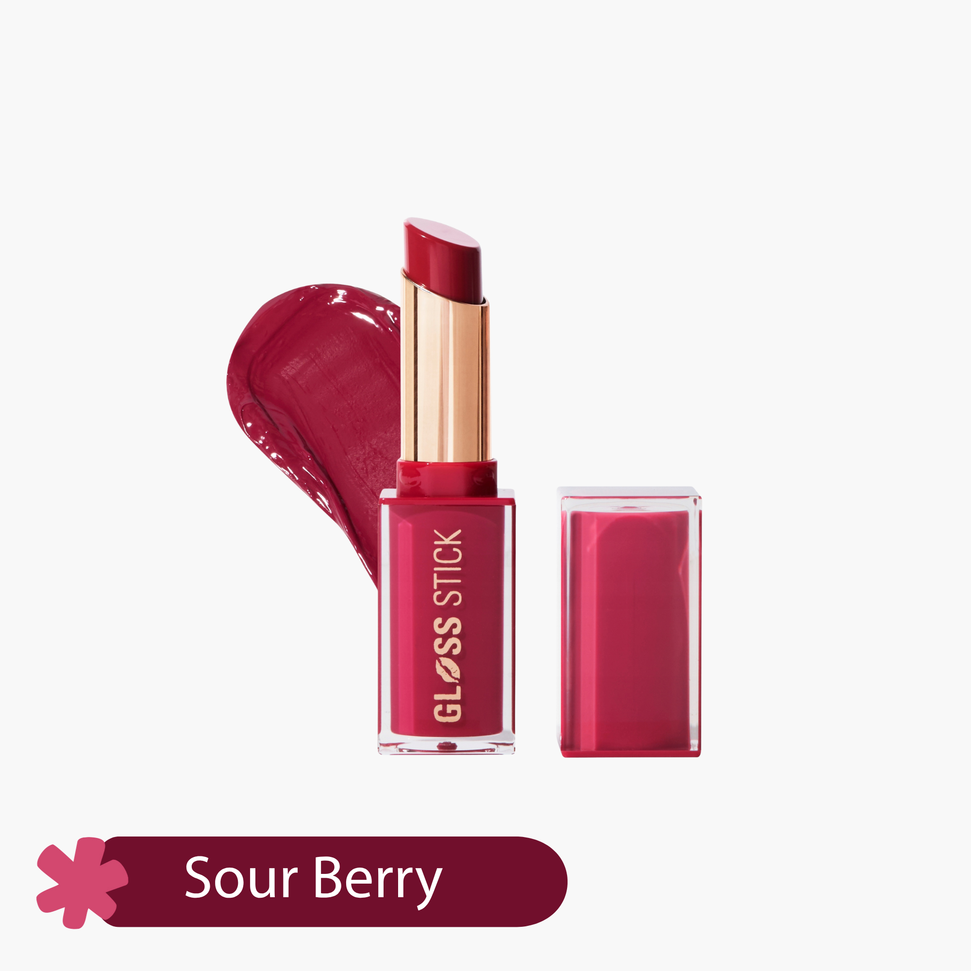 Revolution Pout Lip Gloss Stick Sour Berry 3gm