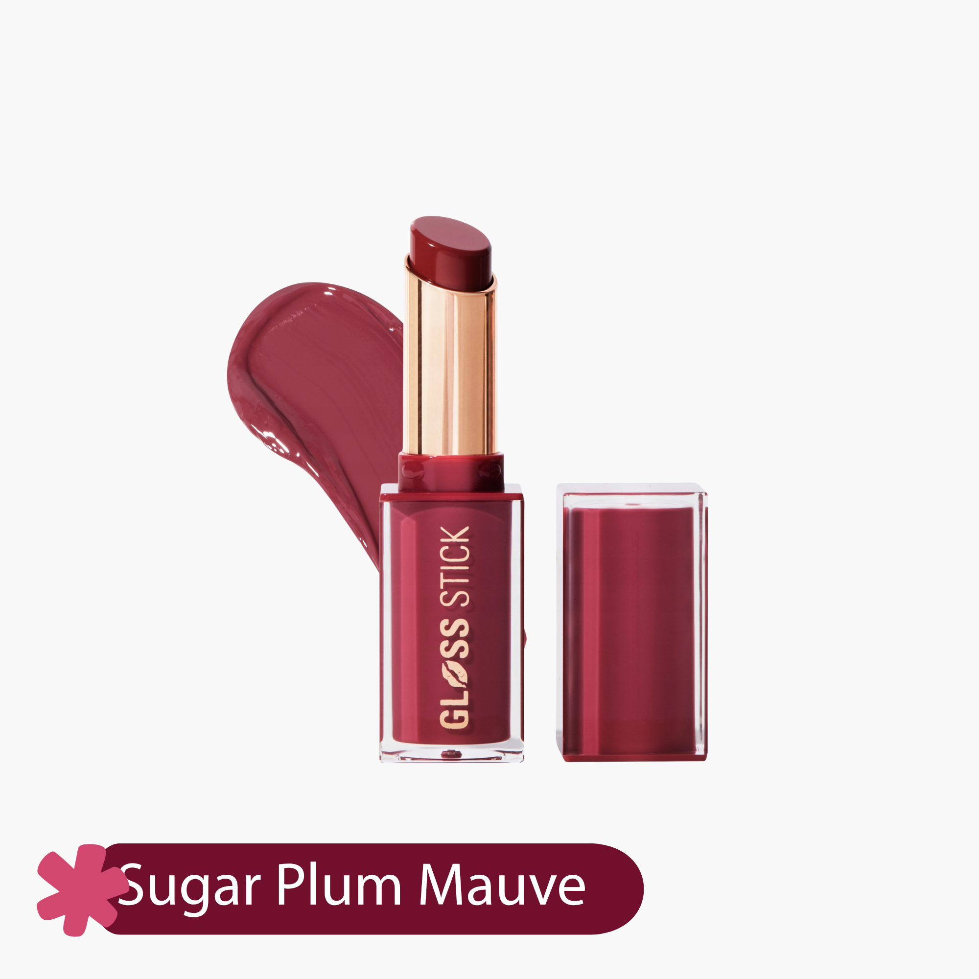 Revolution Pout Lip Gloss Stick Sugar Plum Mauve 3gm