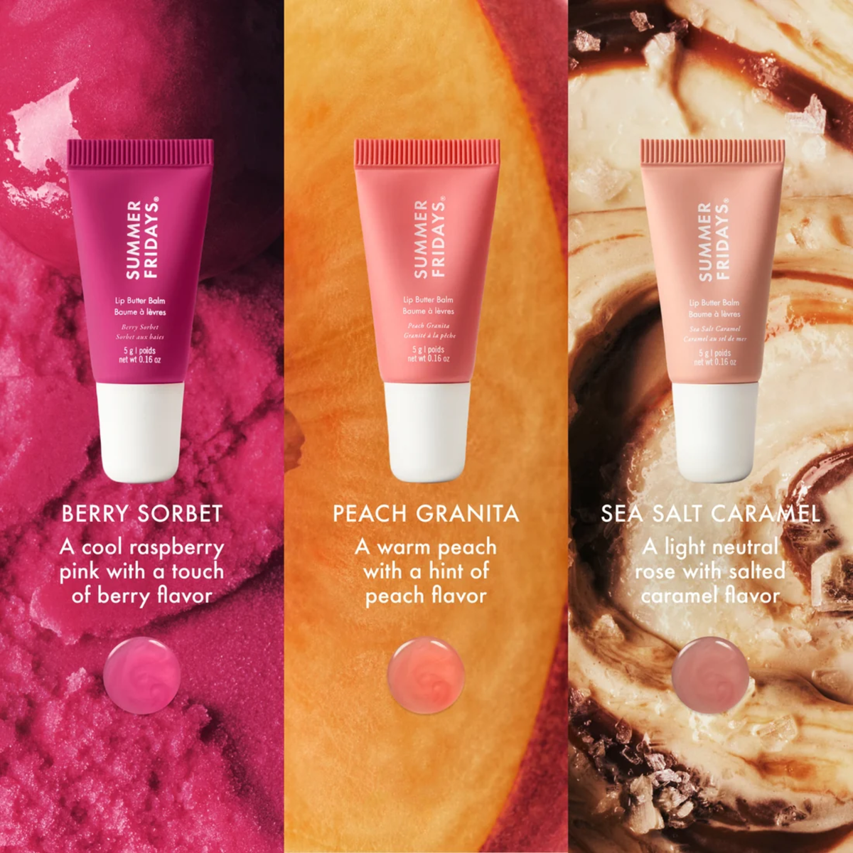 Summer Fridays The Sweet Summer Minis Lip Butter Balm 5gm