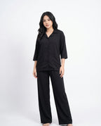 Sajiero Summer Loungewear Set Softco Black