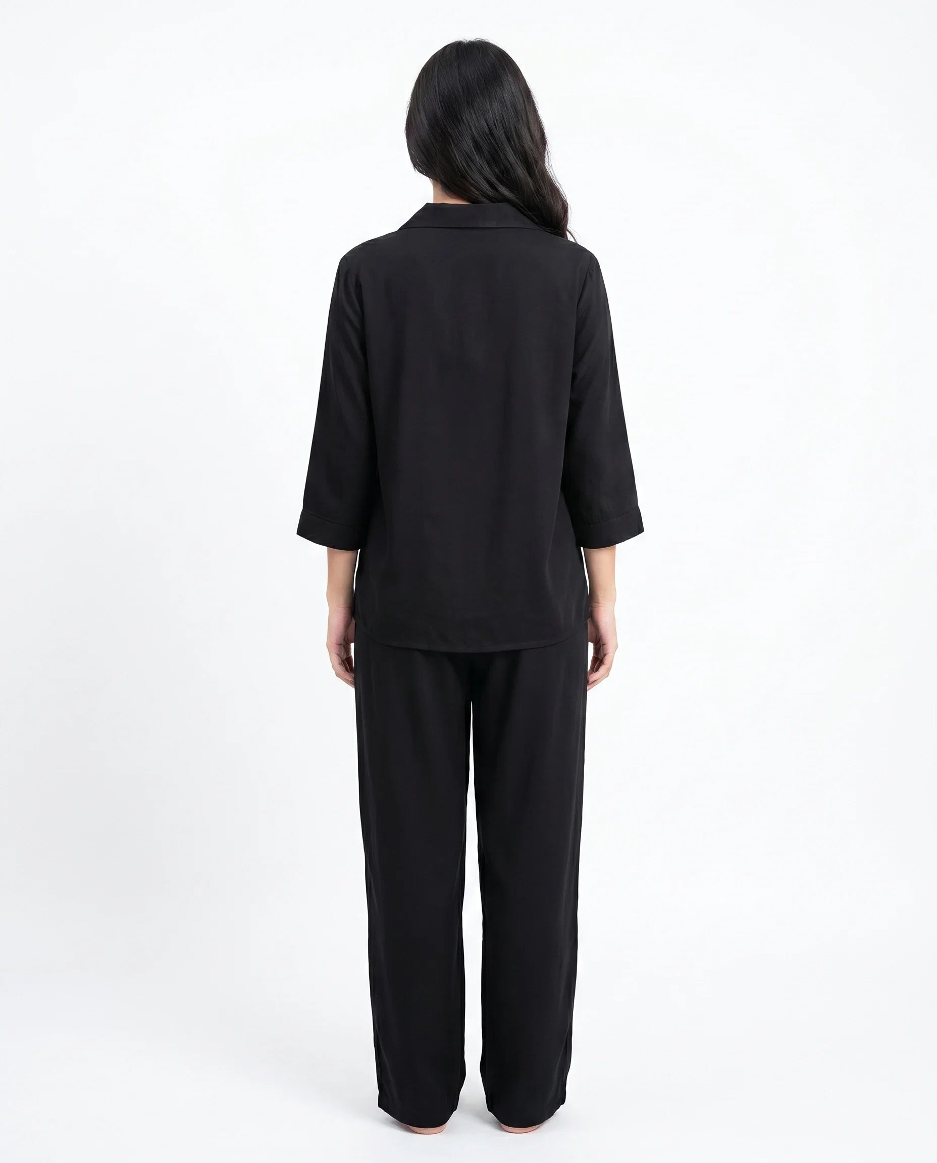 Sajiero Summer Loungewear Set Softco Black