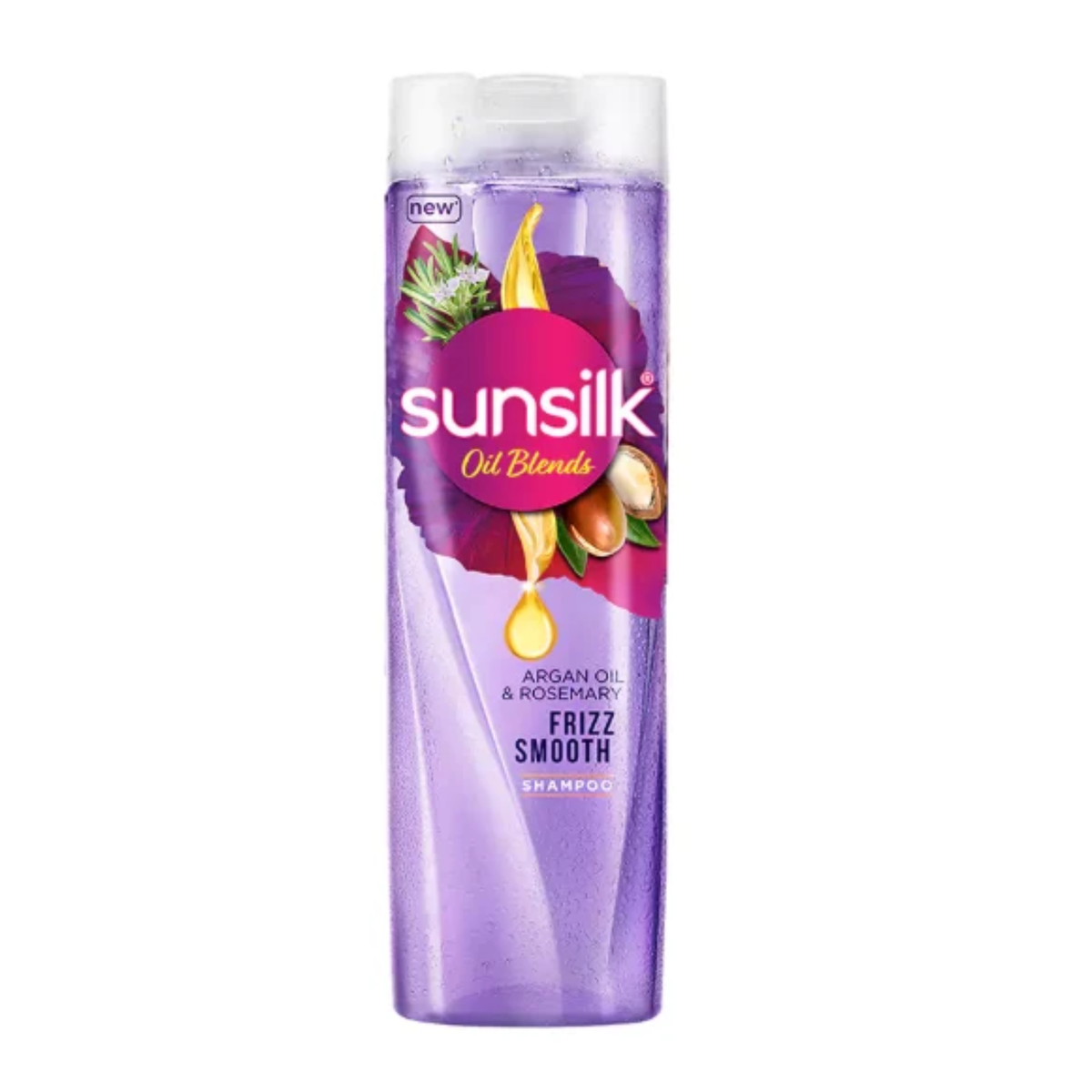 Sunsilk Oil Blends Rosemary & Argan Oil Frizz Smooth Shampoo