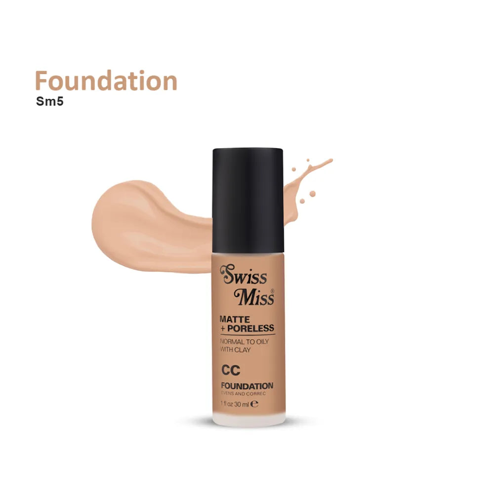 Swiss Miss Matte + Poreless CC Foundation 30ml