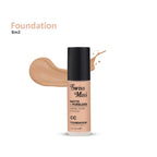 Swiss Miss Matte + Poreless CC Foundation 30ml - SM02 Fine Ivory