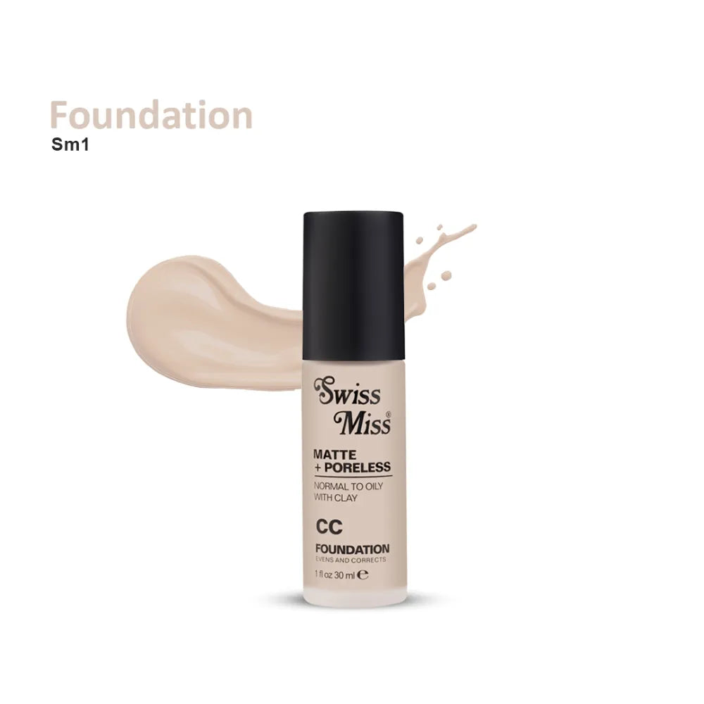 Swiss Miss Matte + Poreless CC Foundation 30ml