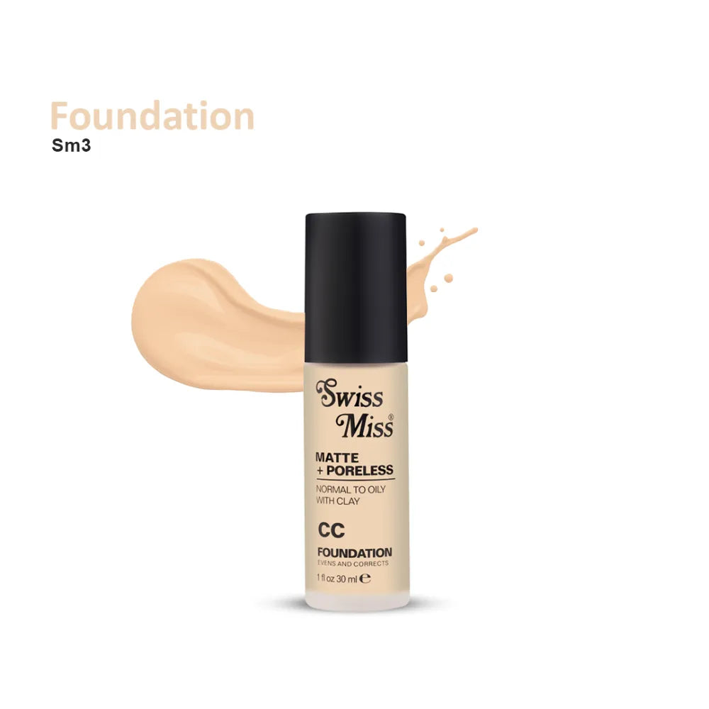 Swiss Miss Matte + Poreless CC Foundation 30ml