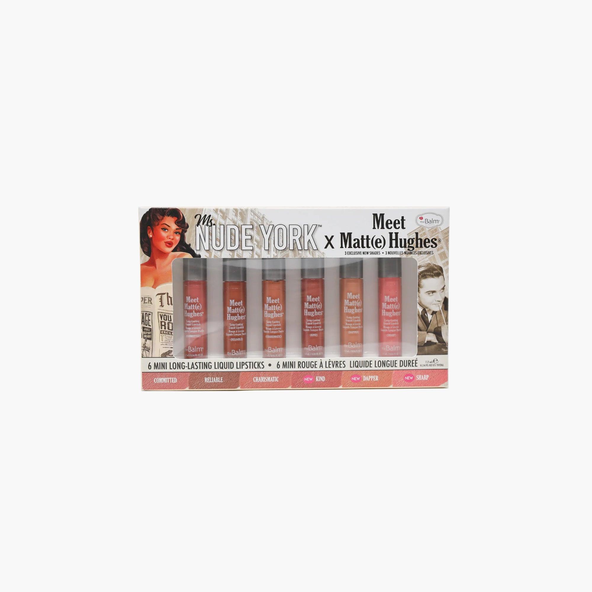 TheBalm Meet Matte Hughes Nude Mini Lip Set - TheSkinFit