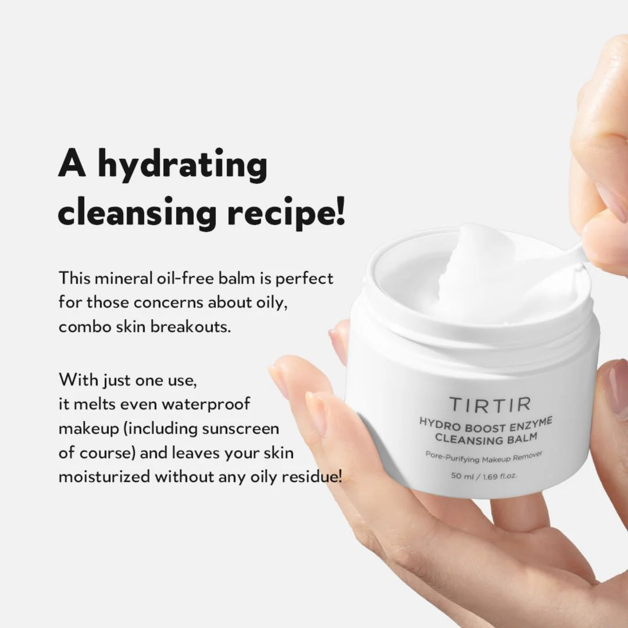 Tirtir Hydro Boost Enzyme Cleansing Balm 50ml