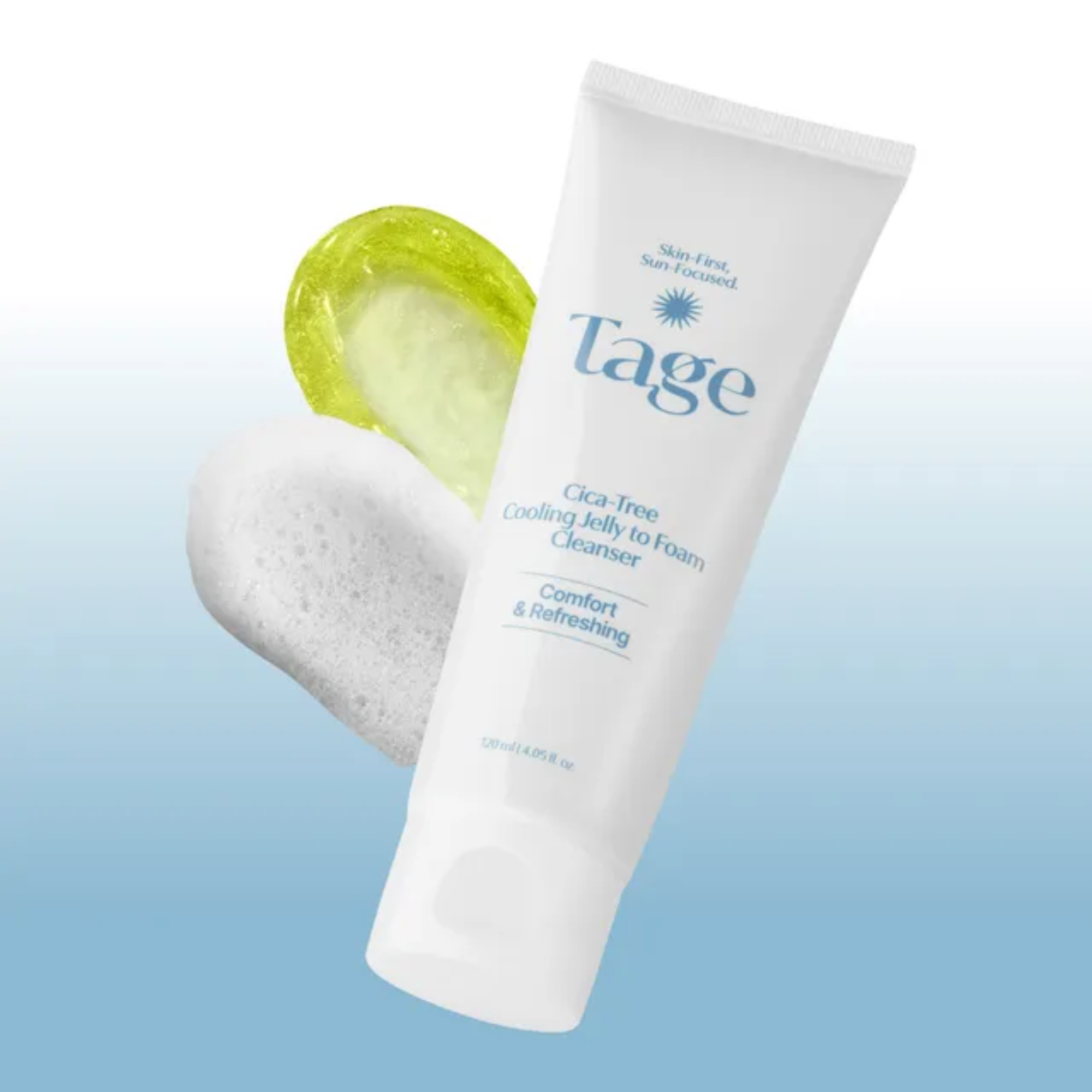 Tage Cica-Tree Cooling Jelly to Foam Cleanser