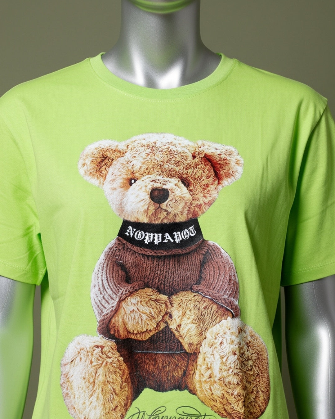 Loom Pakistan Teddy T-Shirt Neon Green