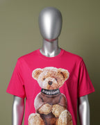 Loom Pakistan Teddy T-Shirt Neon Pink