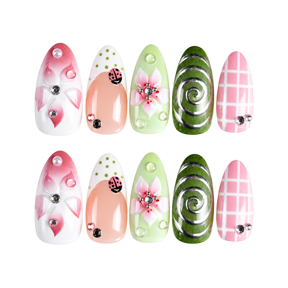 TheBlingFit Cottage Bloom Nails