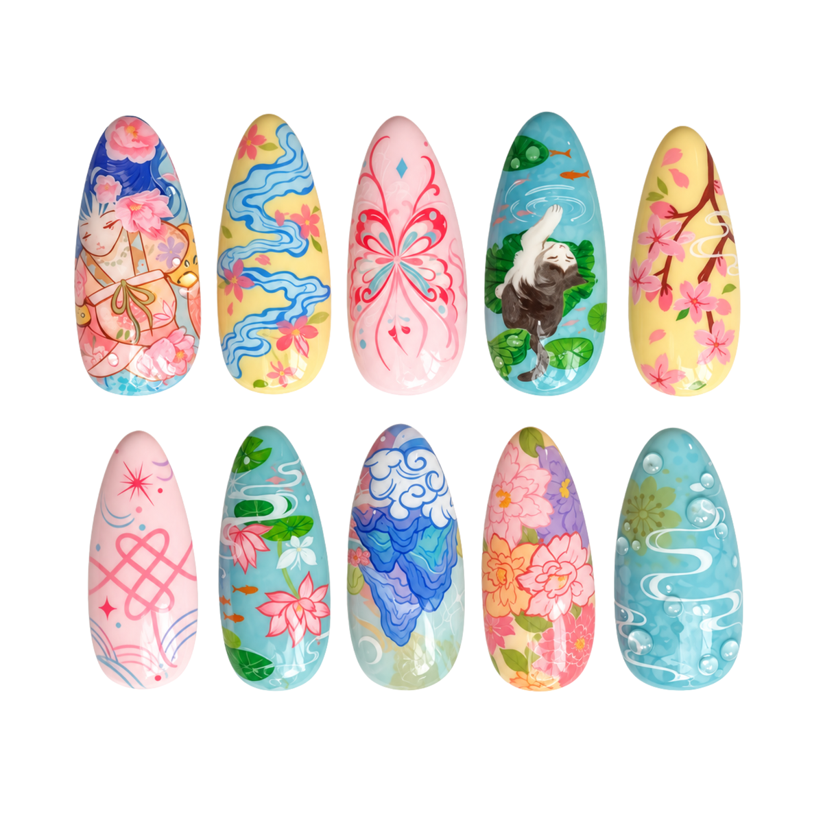 TheBlingFit Cottage Bloom Nails