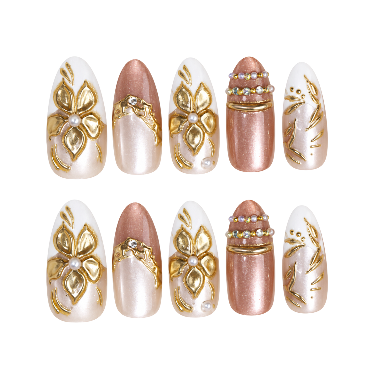 TheBlingFit Golden Hour Nails