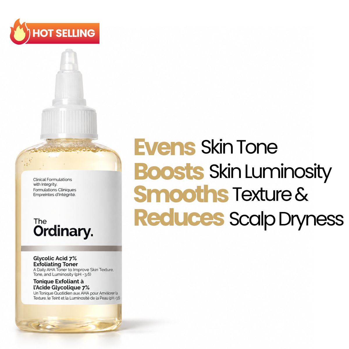The Ordinary Glycolic Acid 7% Exfoliating Toner 100ml