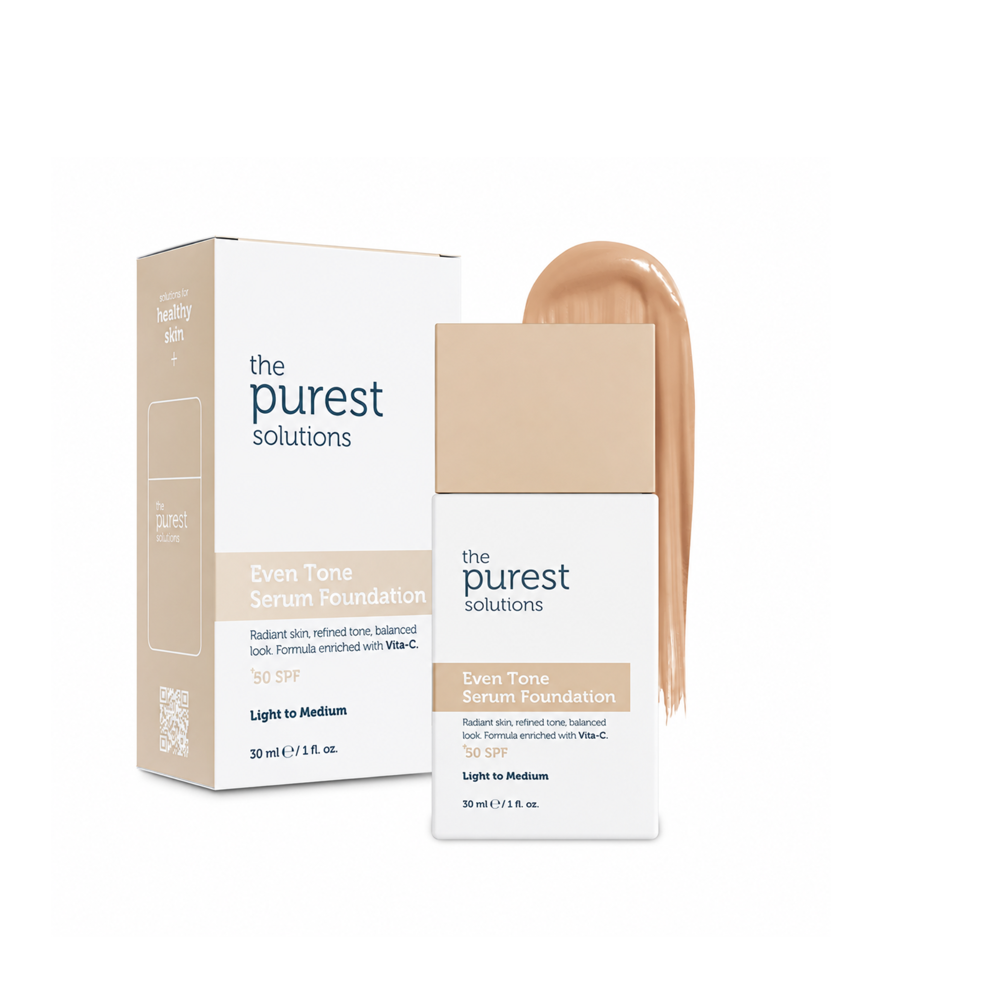 The Purest Solutions Even Tone Serum Foundation SPF 50+ 30ml
