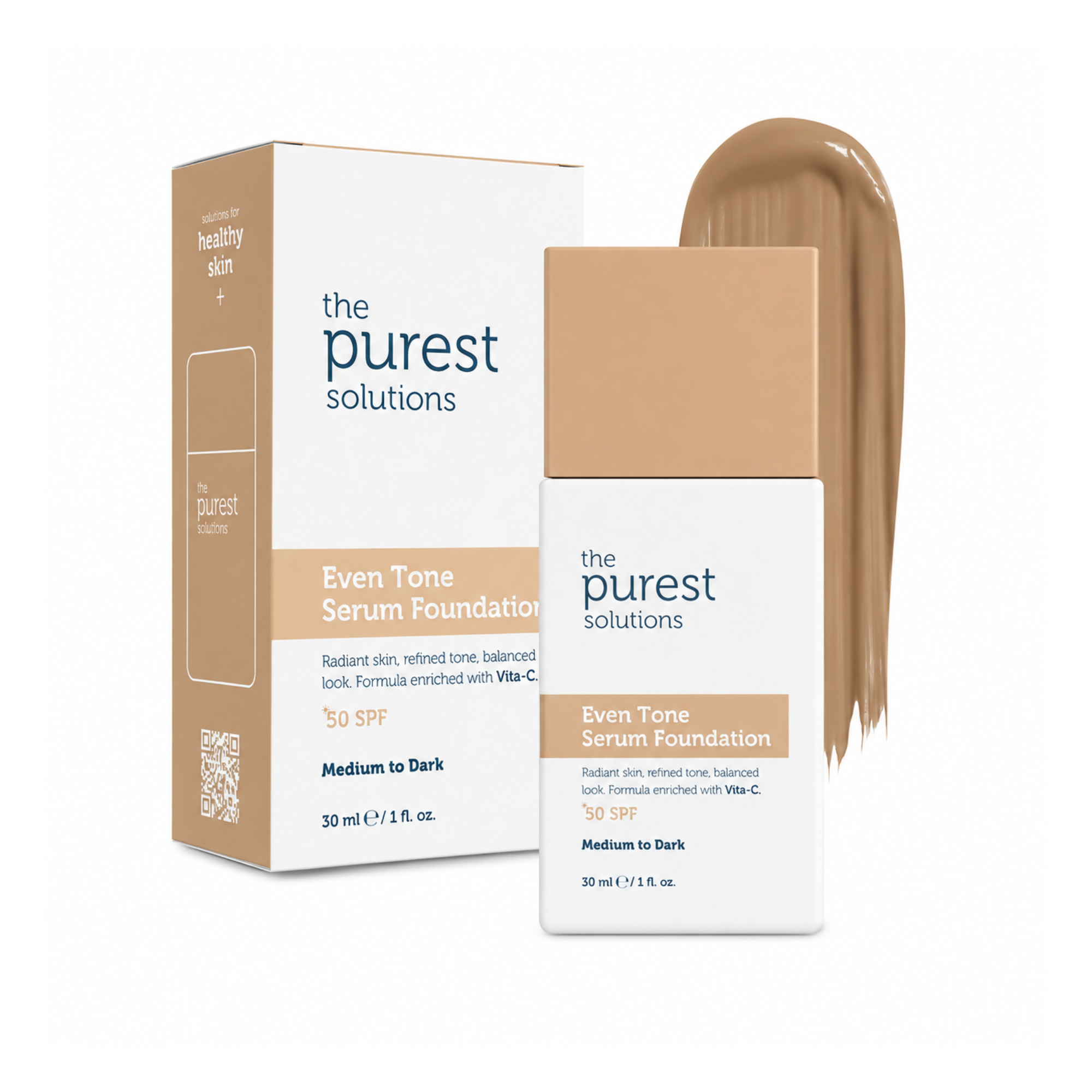 The Purest Solutions Even Tone Serum Foundation SPF 50+ 30ml