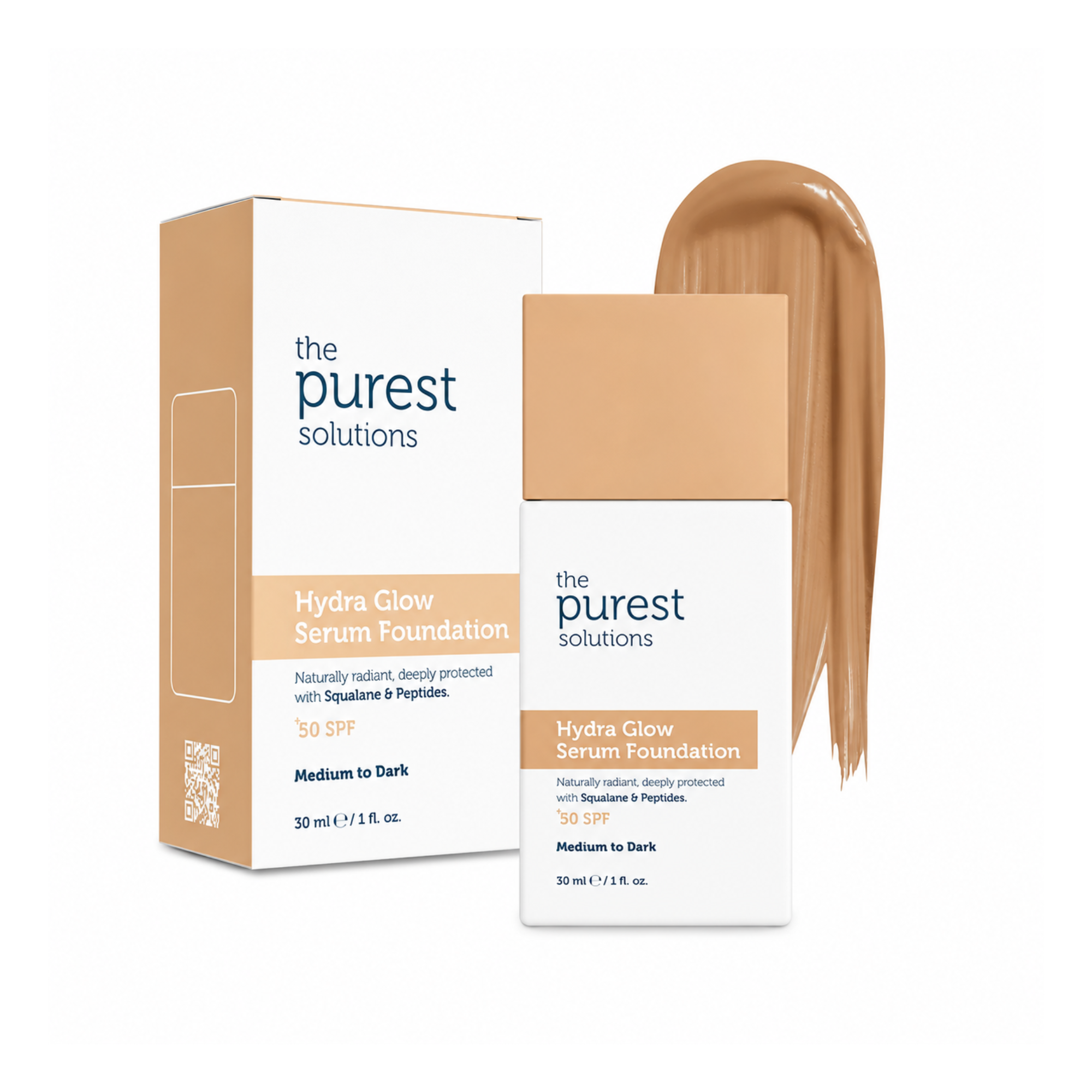 The Purest Solutions Hydra Glow Serum Foundation SPF 50+ 30ml