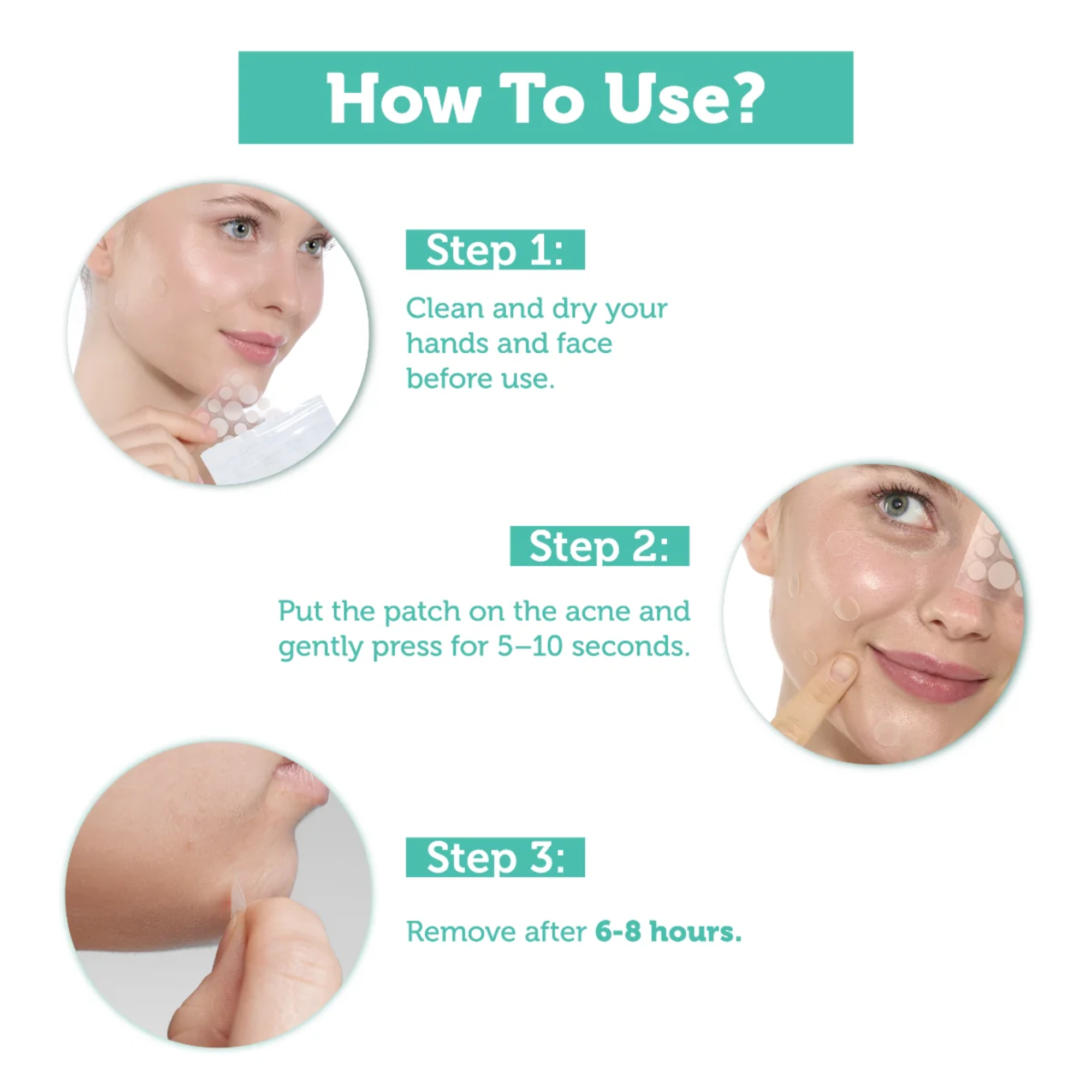 The Purest Solution Hydrocolloid Invisible Acne Spot Patches