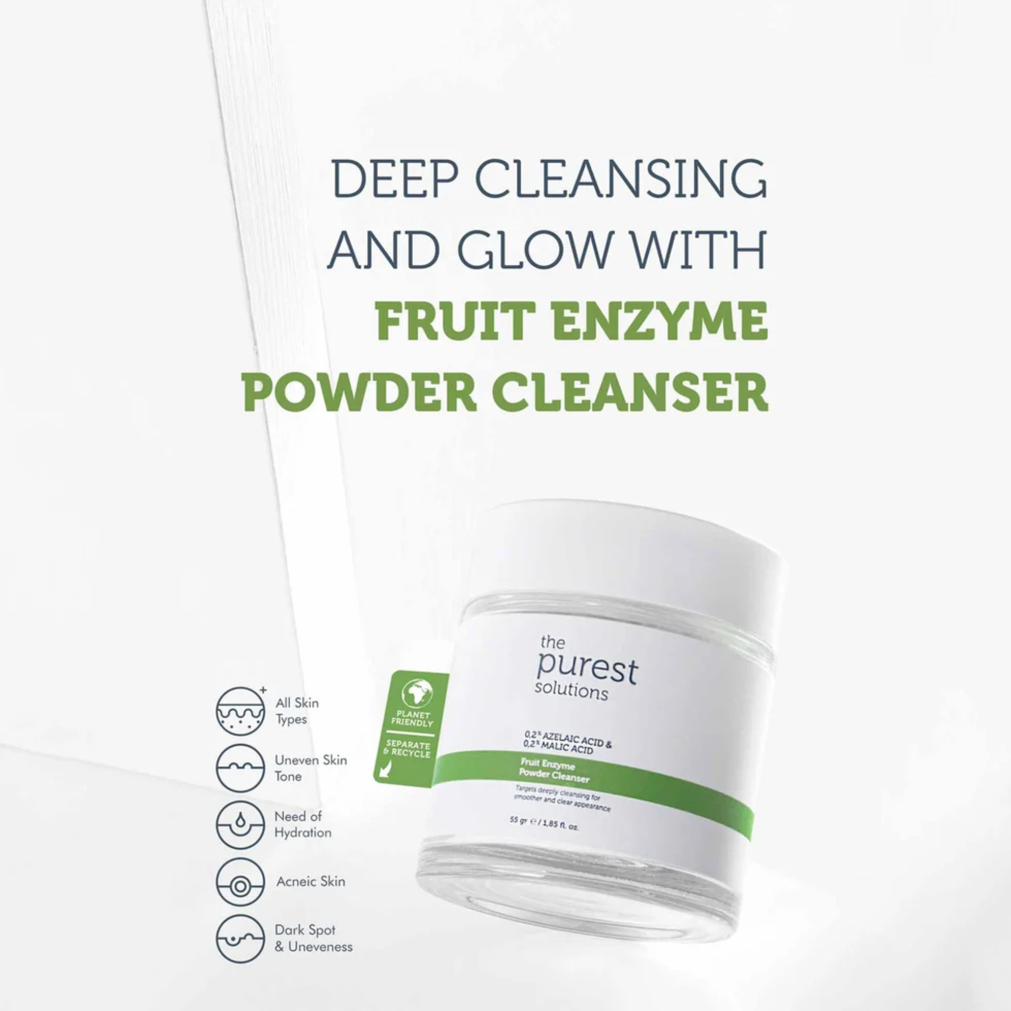 The Purest Solutions Fruit Enzyme Powder Cleanser