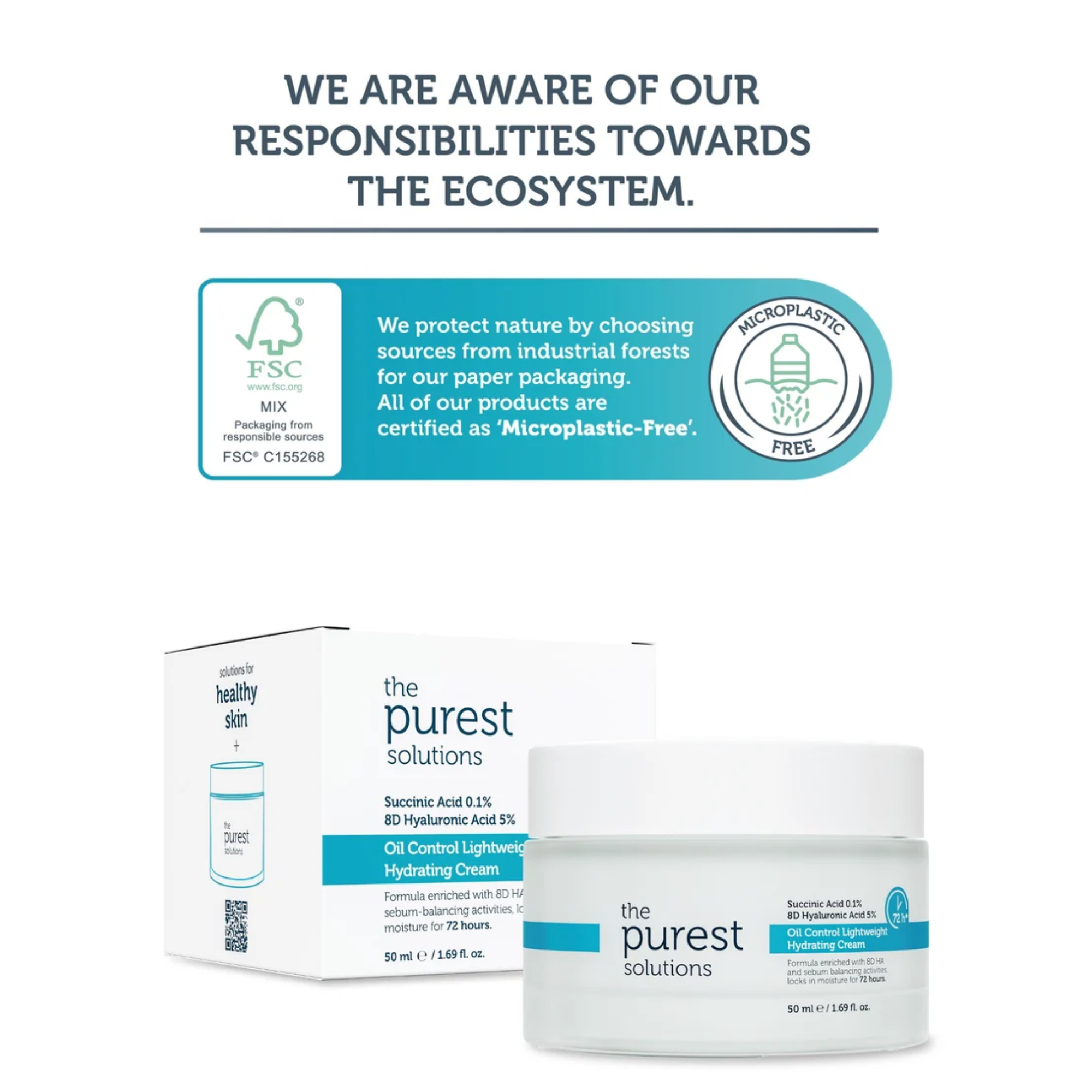The Purest Solutions Oil Control Lightweight Hydrating Cream