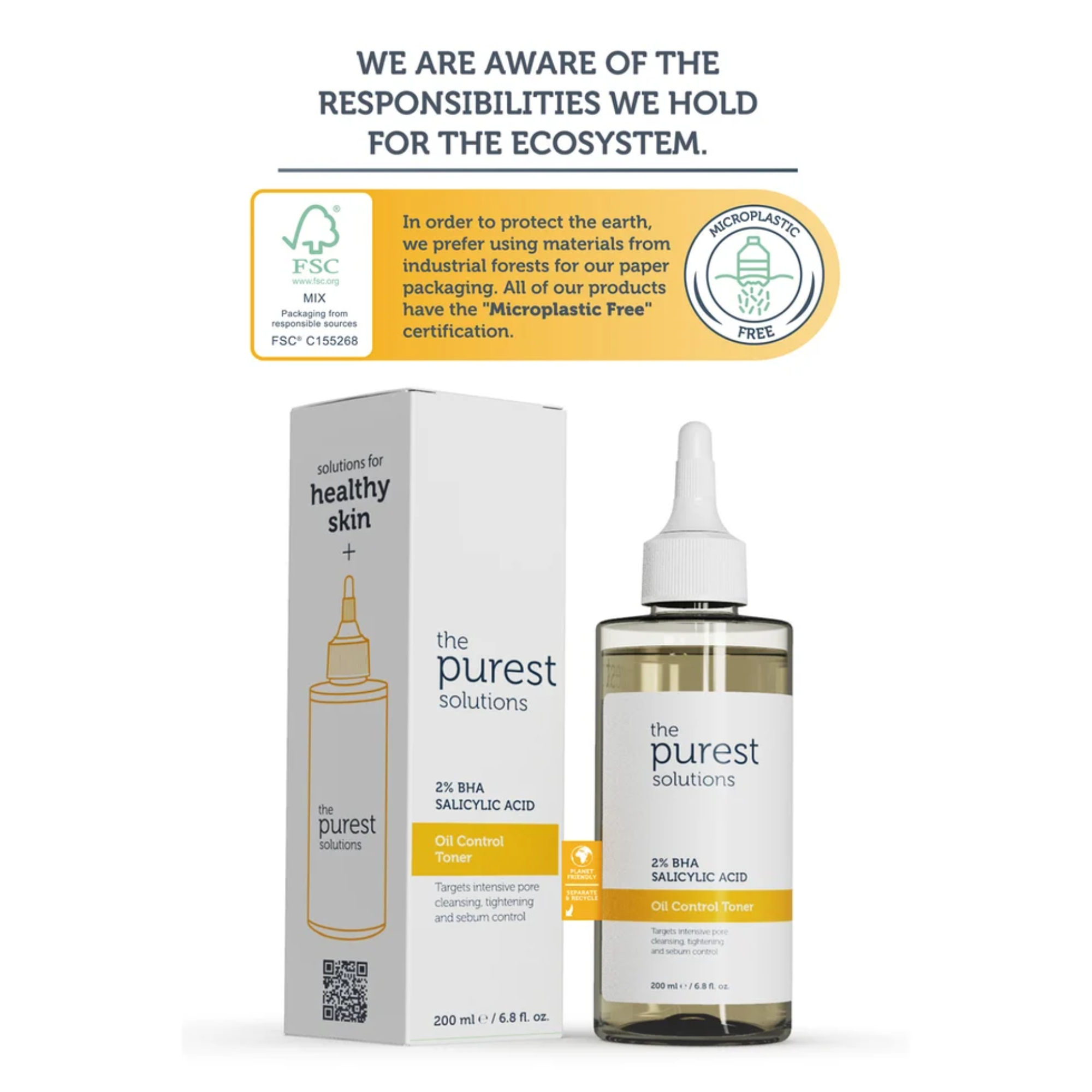 The Purest Solutions Oil Control Toner