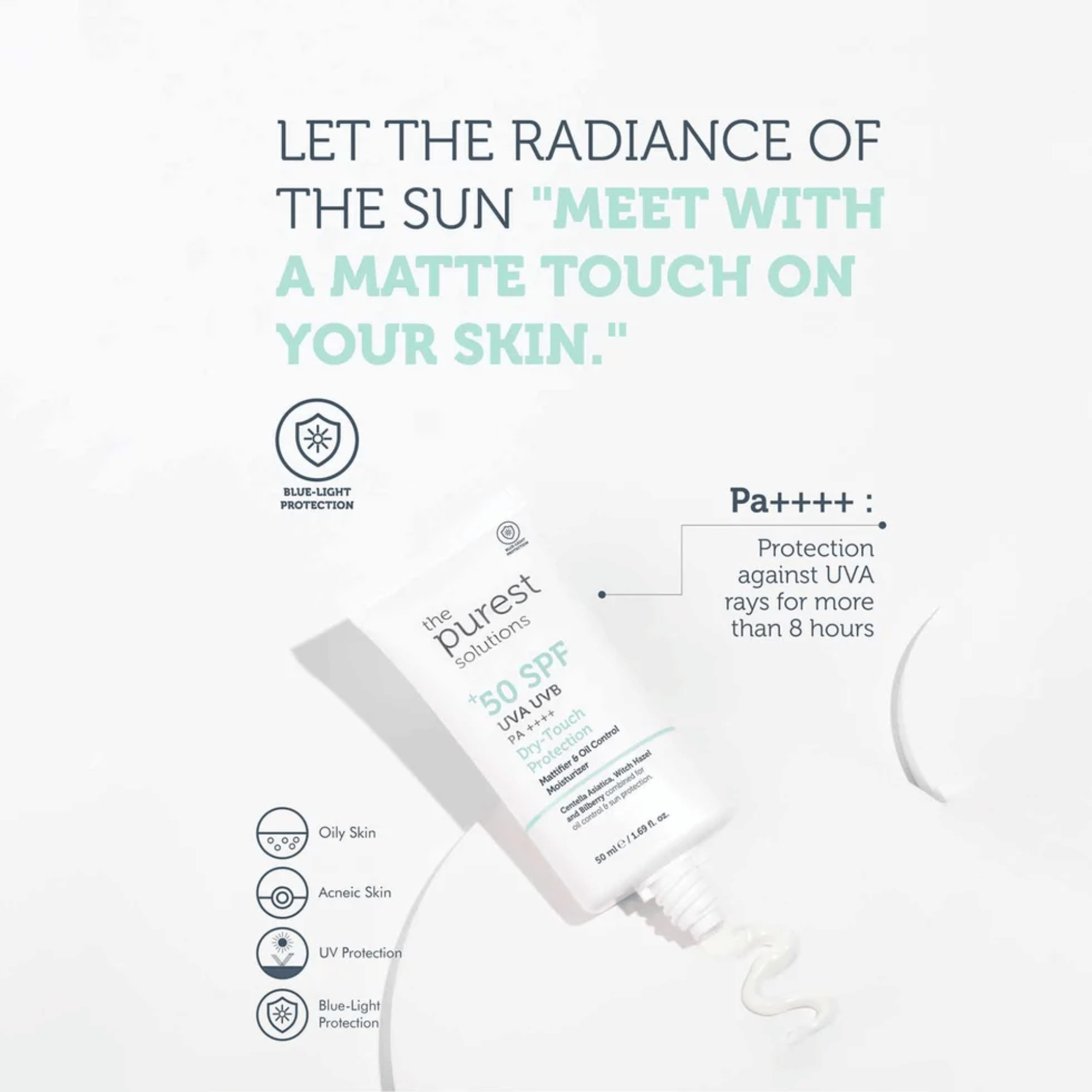 The Purest Solutions Spf 50+ PA ++++ Dry-Touch Protection Sunscreen