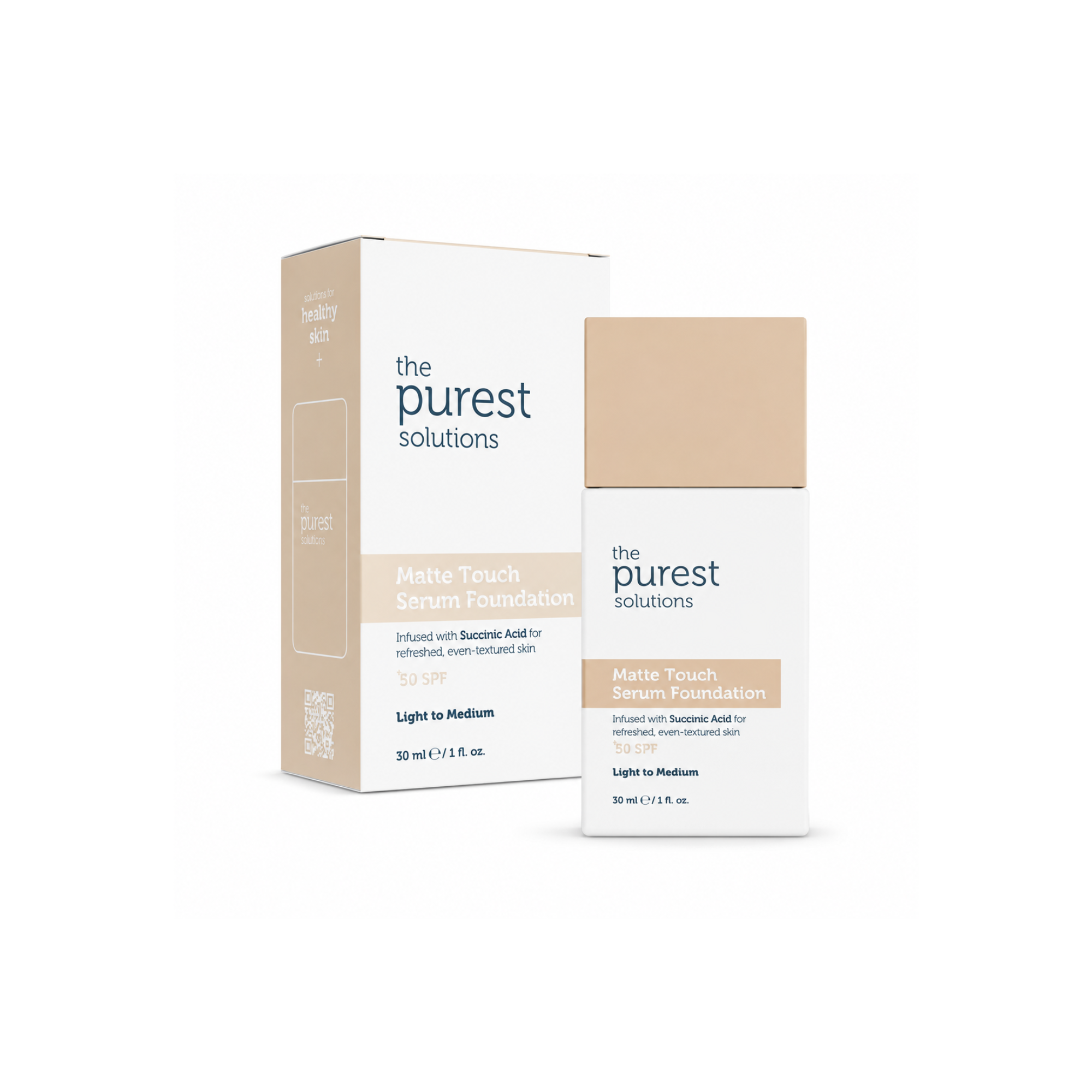 The Purest Solution Matte Touch Serum Foundation SPF50++ Light/Medium