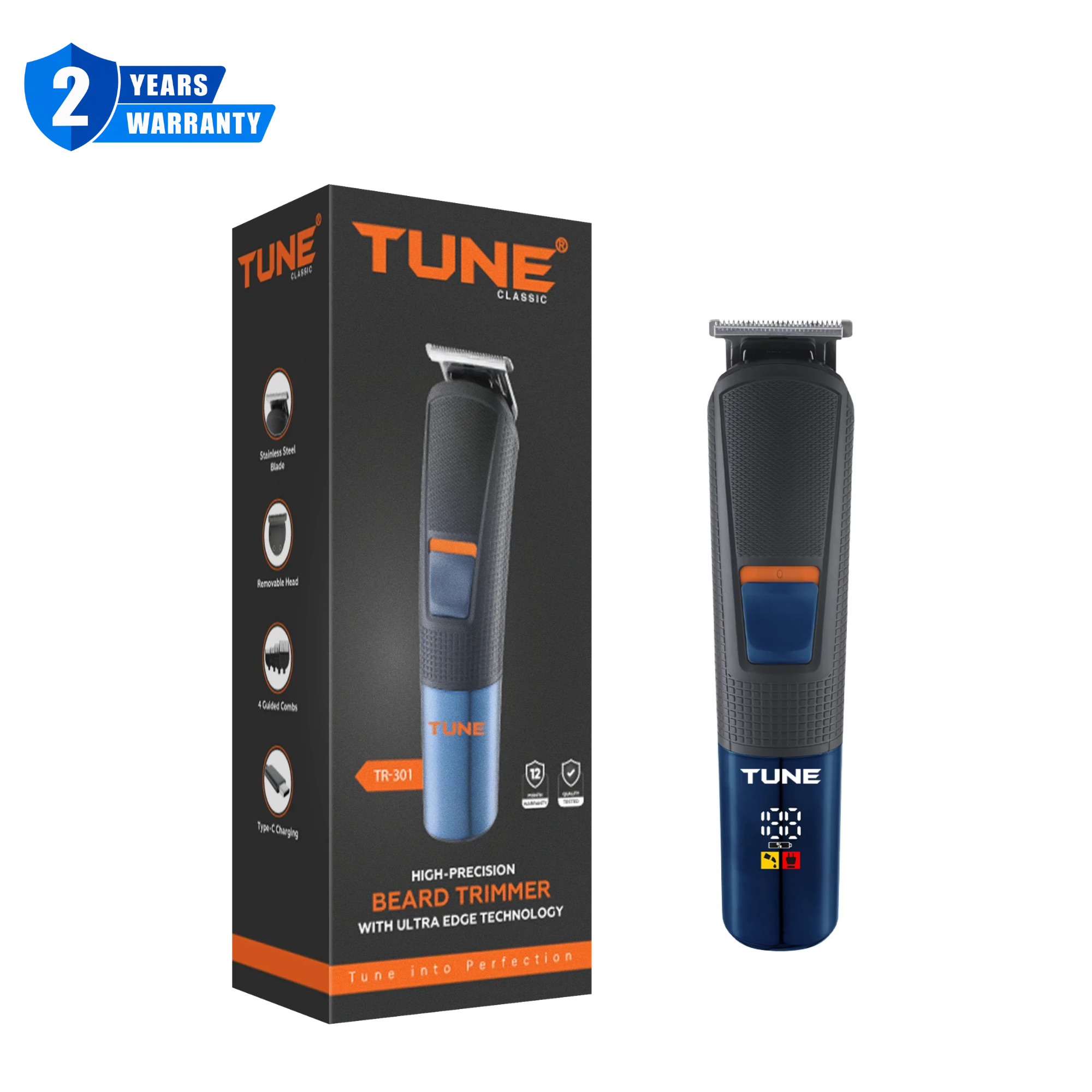 Tune Classic Ultra Edge Technology Hair Trimmer - TR301