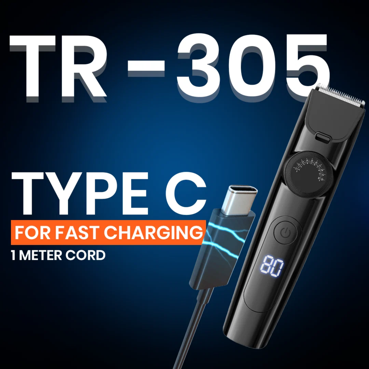 Tune Classic Waterproof Level Hair IPX7 Trimmer - TR305