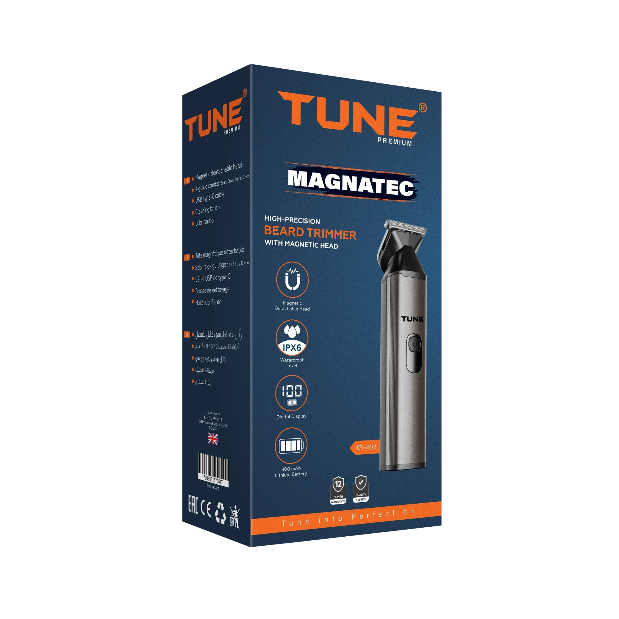 Tune Magnatec Premium Hair Trimmer - TR402