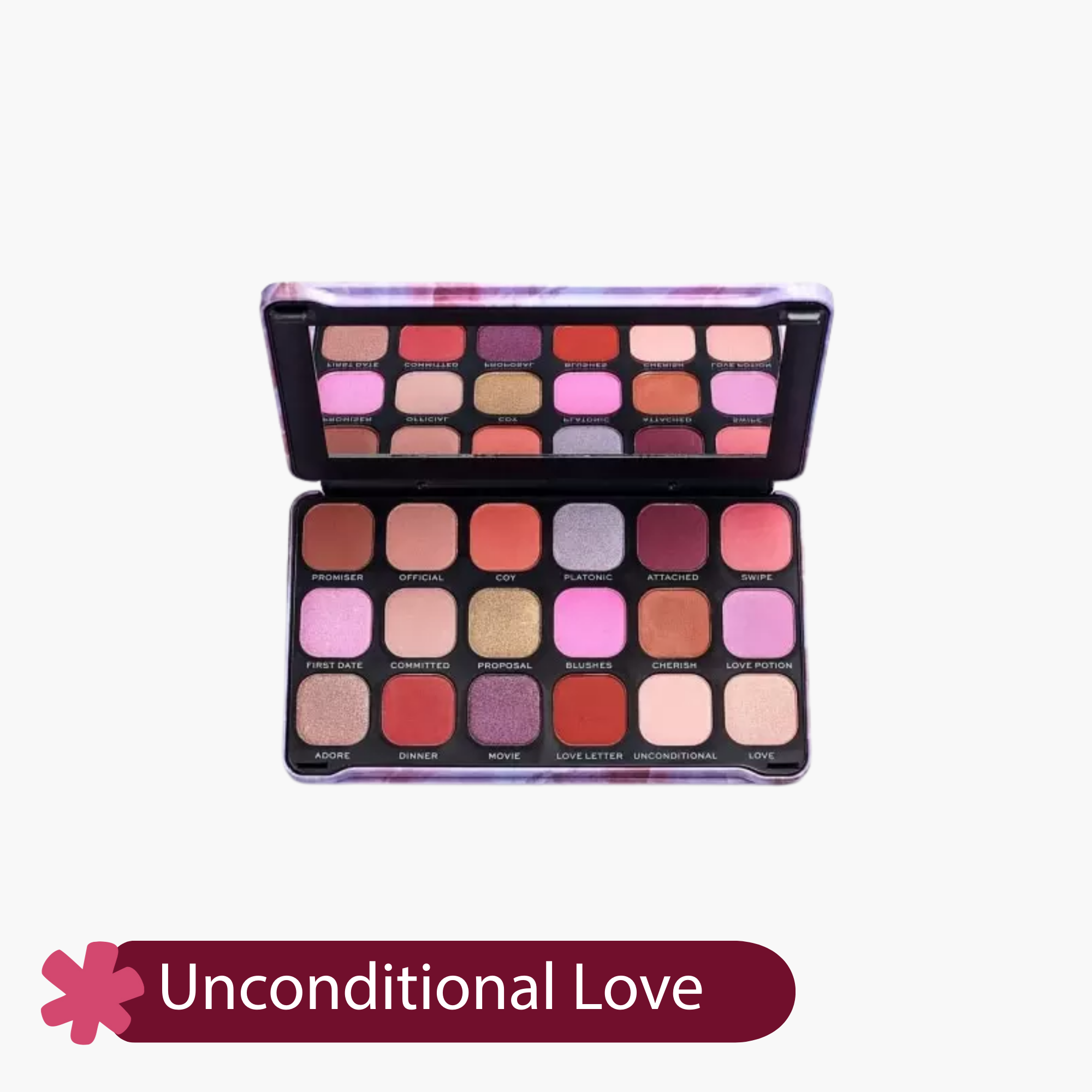 Revolution Forever Flawless Eyeshadow Palette Unconditional Love 19.8gm