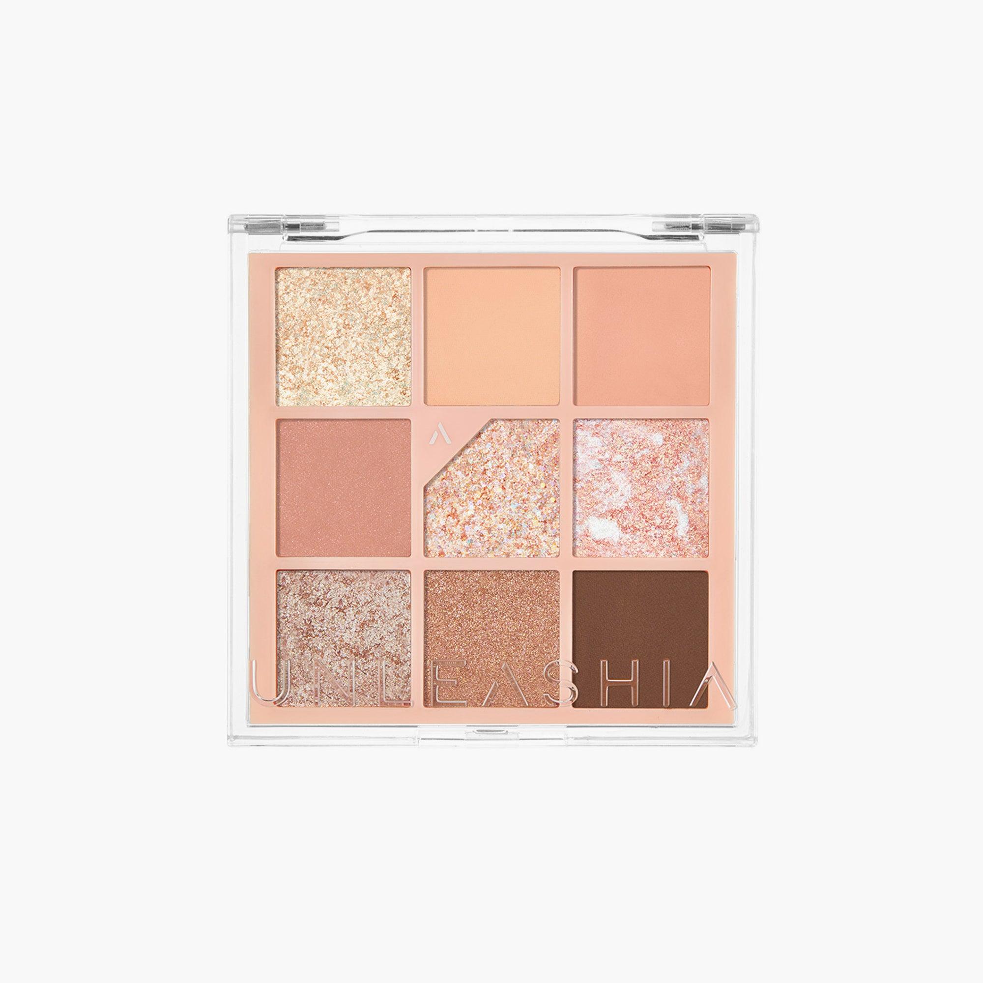 Unleashia Glitterpedia Eyeshadow Palette No.3 All of Coralpink 6.2gm - TheSkinFit