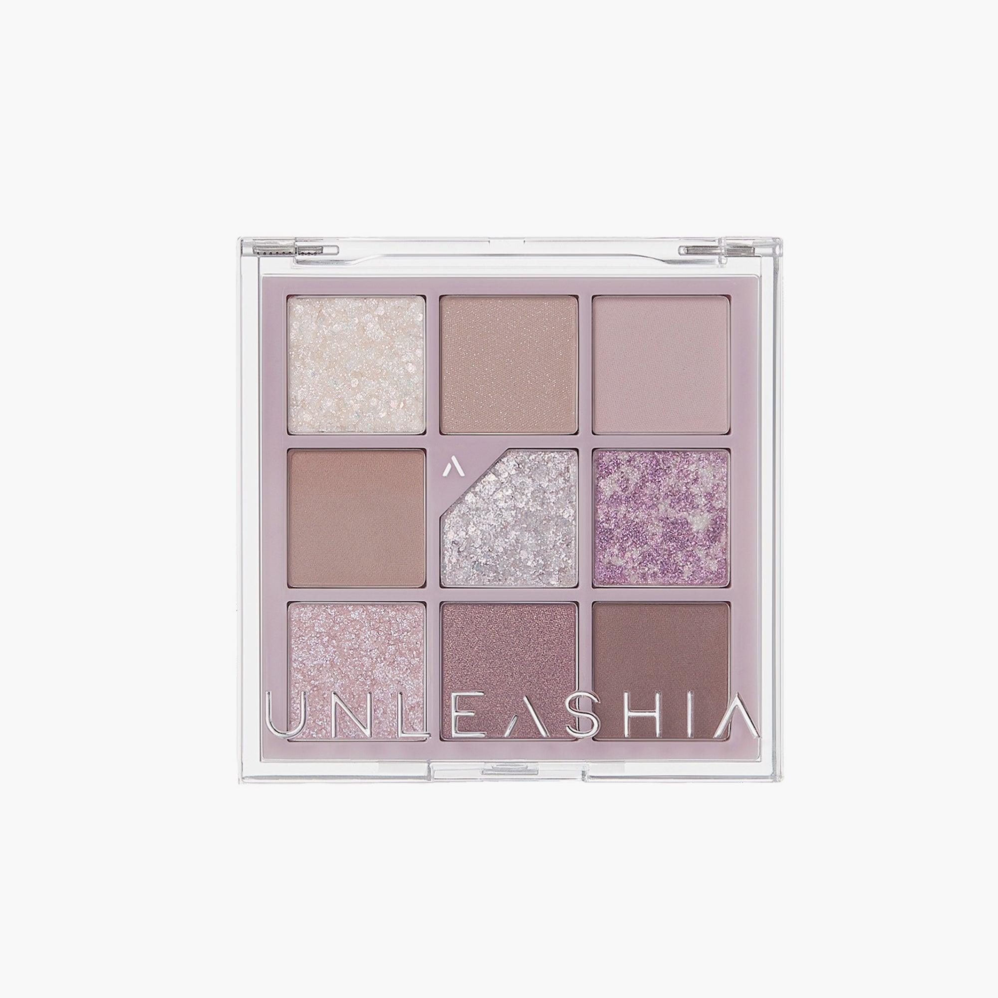 Unleashia Glitterpedia Eyeshadow Palette No.4 All of Lavender Fog 6.2gm - TheSkinFit