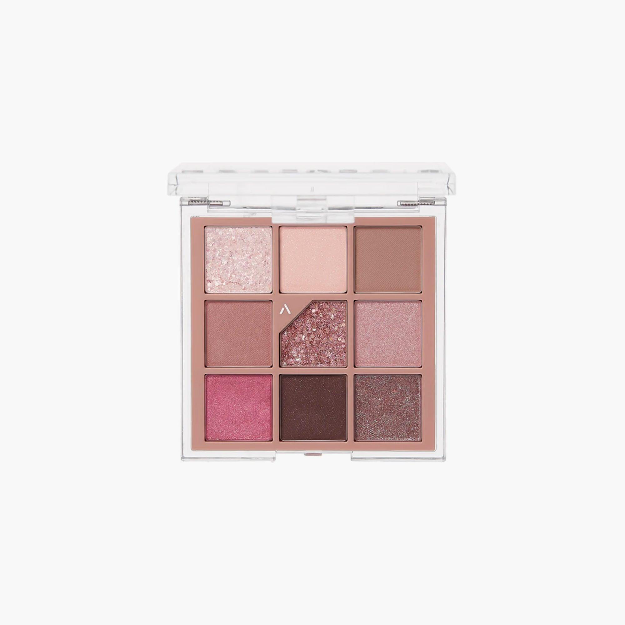 Unleashia Glitterpedia Eyeshadow Palette No.5 All of Dusty Rose 6.2gm - TheSkinFit