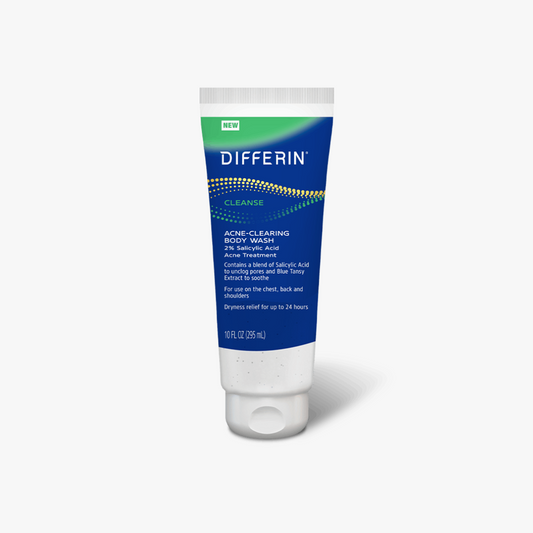 Differin Acne-Clearing Body Wash 2% Salicylic Acid 295ml