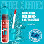 NYX Lip IV Hydrating Gloss Stain 01 Caramel Drip 5ml