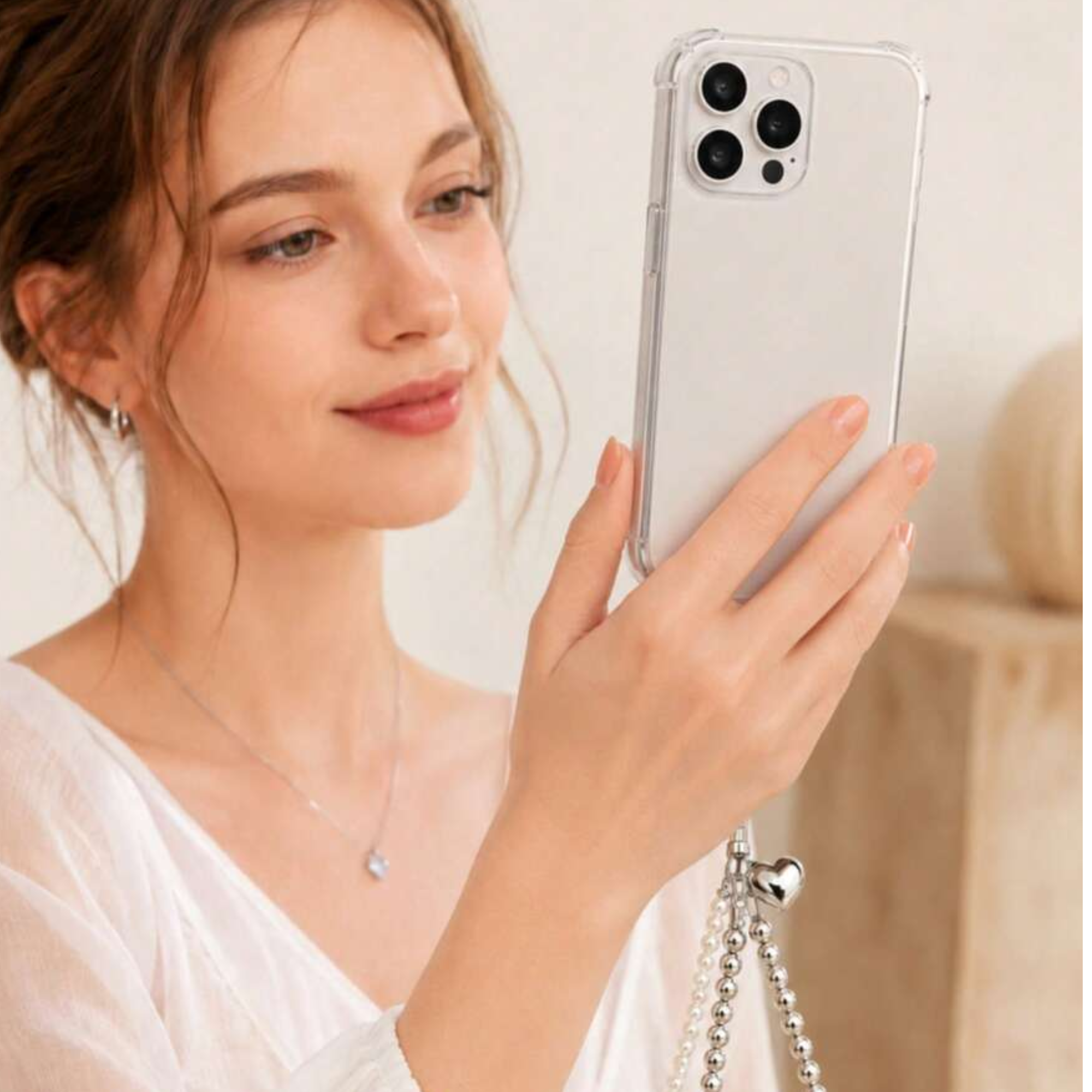 VAYL Beauty Pearl Beaded Phone Charm