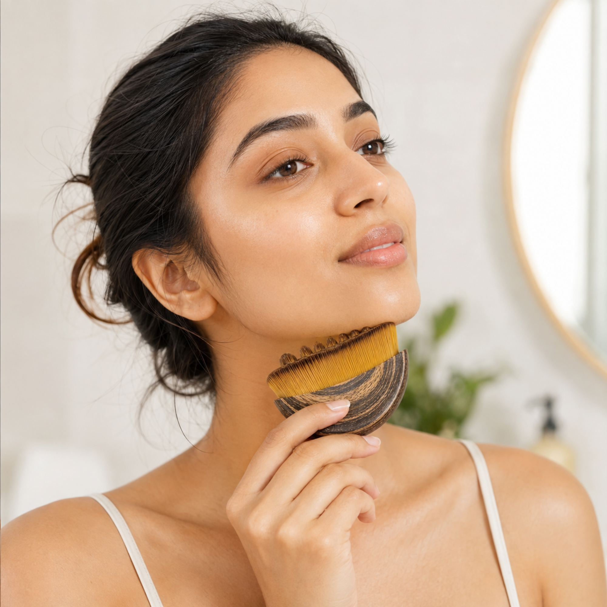 VAYL Beauty Chin And Neck Lymphatic Detox Facial Massage Brush