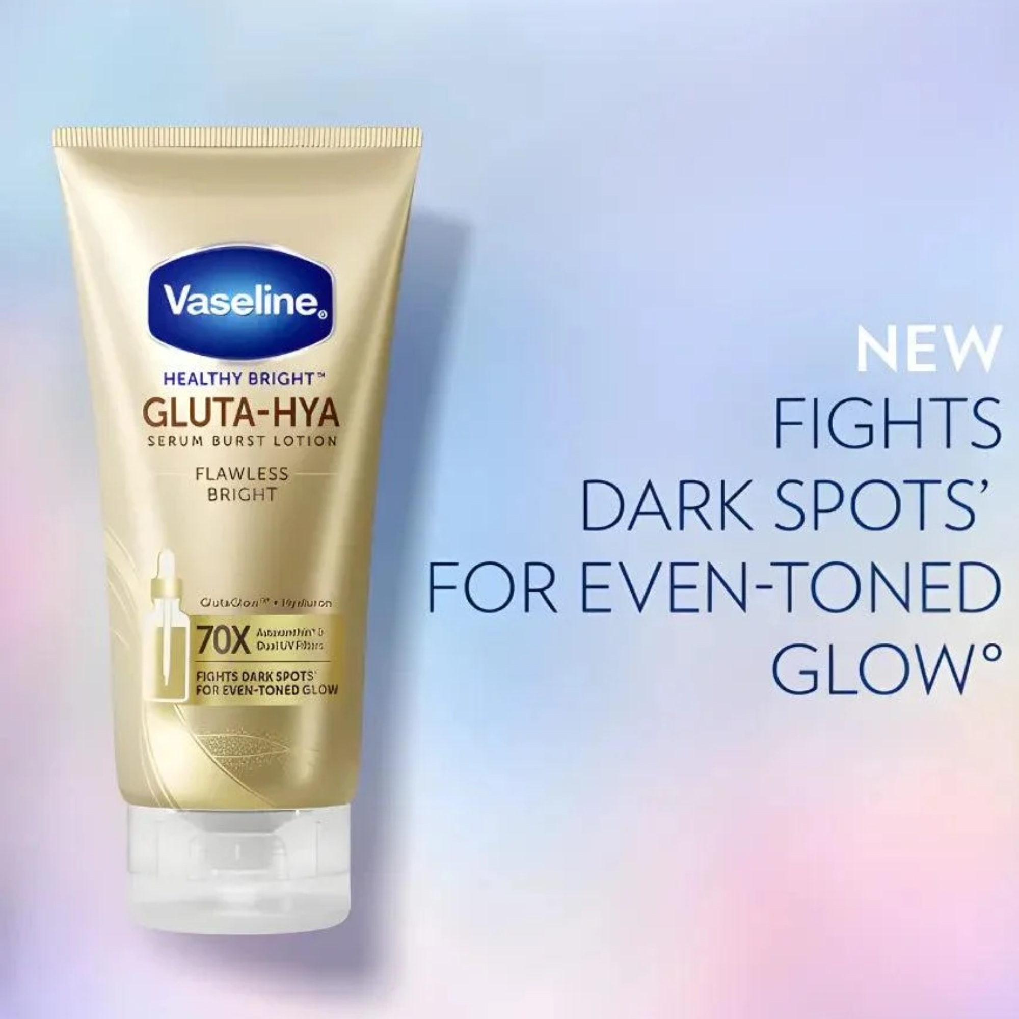 Vaseline Gluta Hya Serum Burst Lotion Flawless Bright 200ml