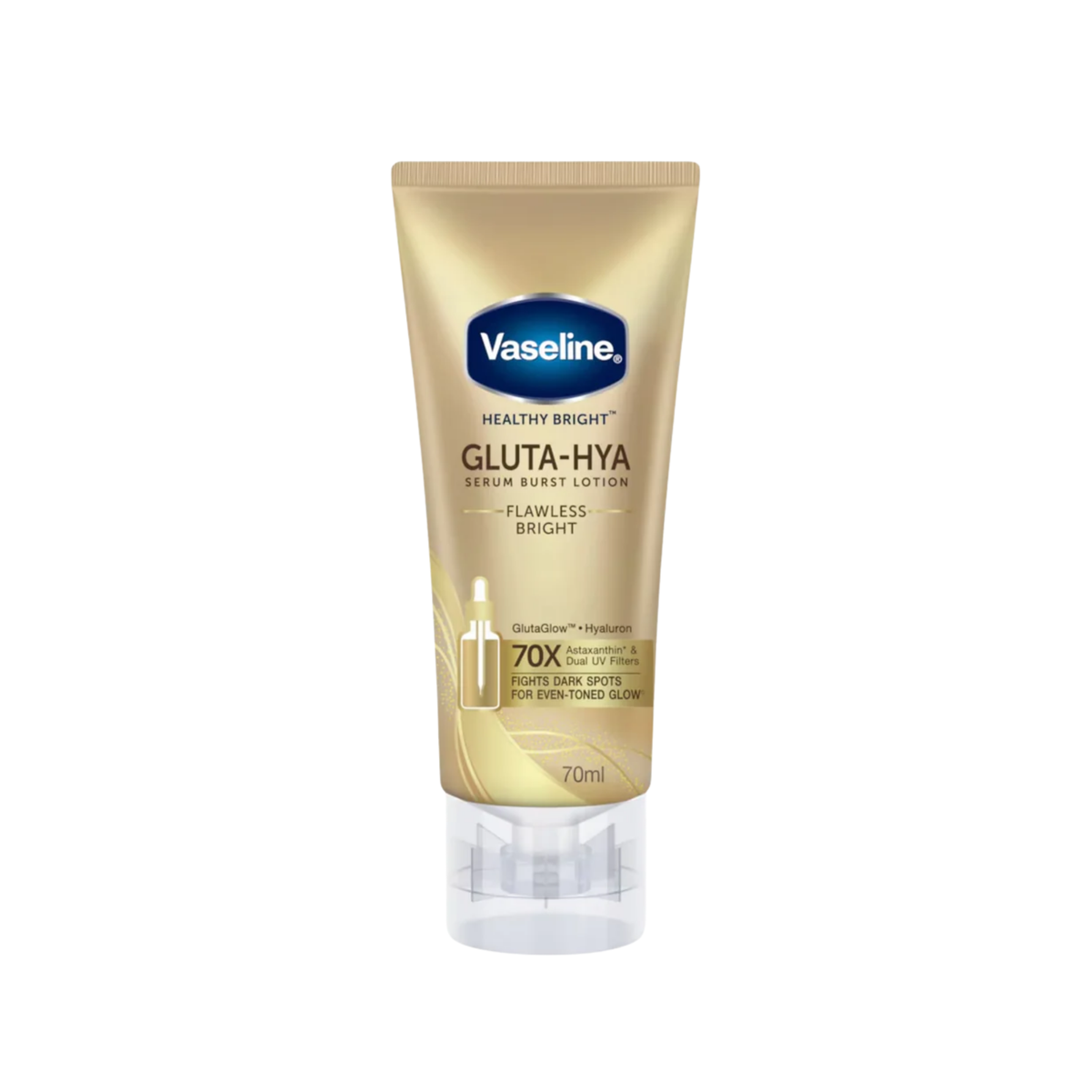 Vaseline Gluta Hya Flawless Bright Serum Burst Body Lotion