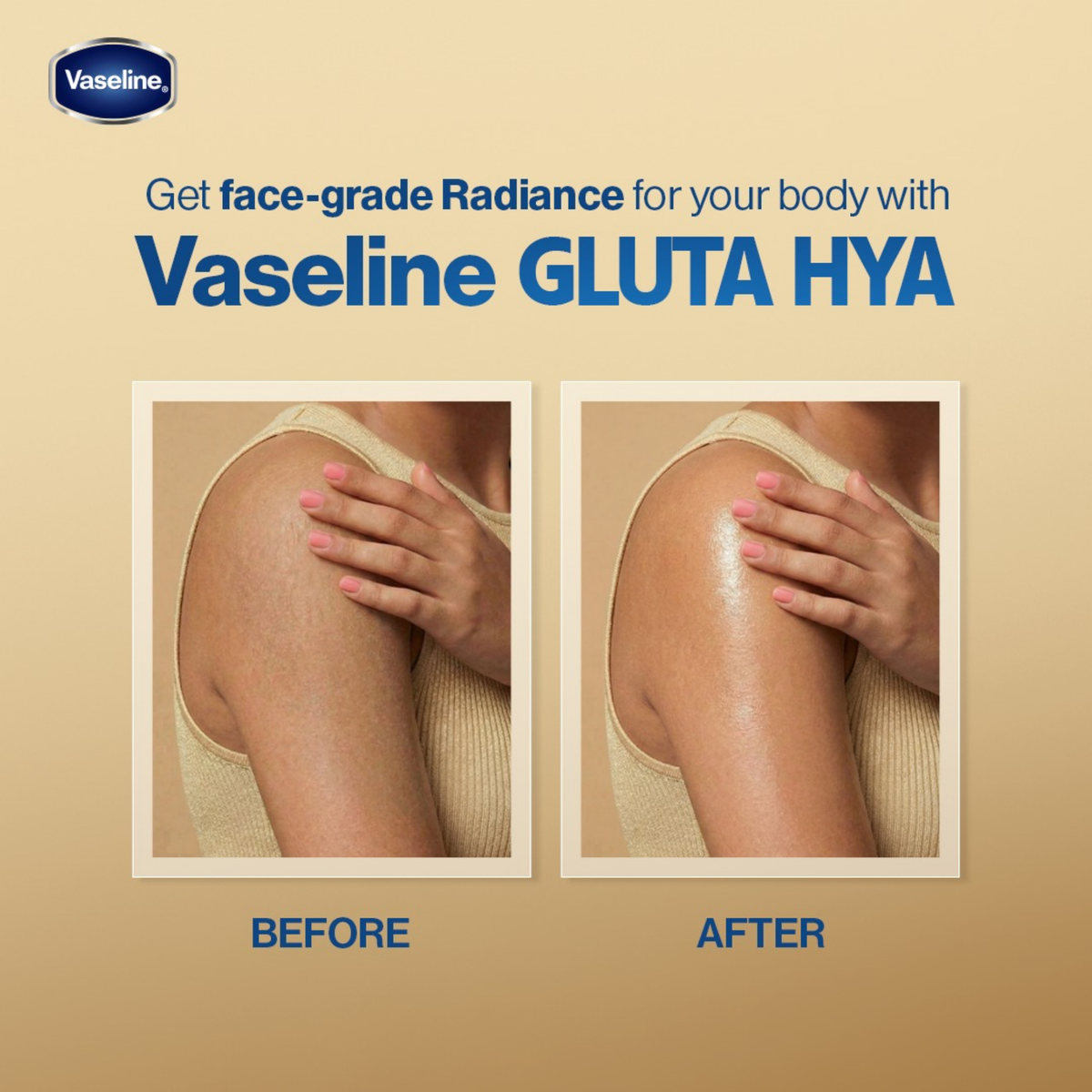 Vaseline Gluta Hya Flawless Glow Serum Burst Body Lotion