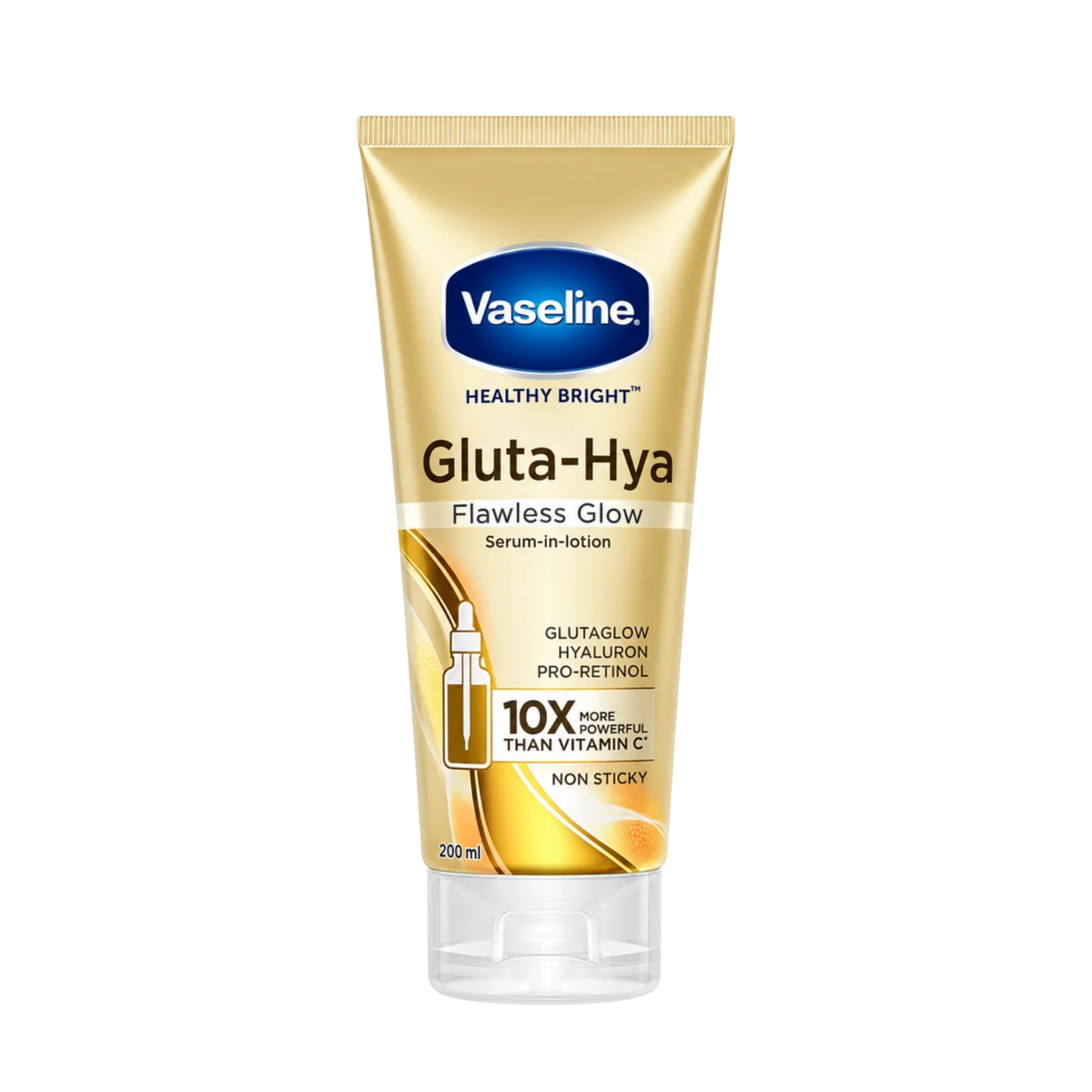 Vaseline Gluta Hya Flawless Glow Serum Burst Body Lotion